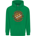 Veggie Kebab Vegetarian Vegan BBQ Mens 80% Cotton Hoodie Irish Green