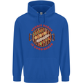 Veggie Kebab Vegetarian Vegan BBQ Mens 80% Cotton Hoodie Royal Blue