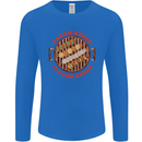 Veggie Kebab Vegetarian Vegan BBQ Mens Long Sleeve T-Shirt Royal Blue