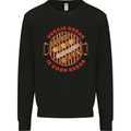 Veggie Kebab Vegetarian Vegan BBQ Mens Sweatshirt Jumper Black