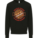 Veggie Kebab Vegetarian Vegan BBQ Mens Sweatshirt Jumper Black