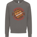 Veggie Kebab Vegetarian Vegan BBQ Mens Sweatshirt Jumper Charcoal