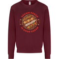 Veggie Kebab Vegetarian Vegan BBQ Mens Sweatshirt Jumper Maroon