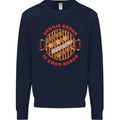 Veggie Kebab Vegetarian Vegan BBQ Mens Sweatshirt Jumper Navy Blue