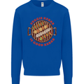 Veggie Kebab Vegetarian Vegan BBQ Mens Sweatshirt Jumper Royal Blue