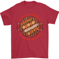 Veggie Kebab Vegetarian Vegan BBQ Mens T-Shirt 100% Cotton Red