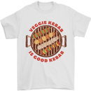 Veggie Kebab Vegetarian Vegan BBQ Mens T-Shirt 100% Cotton White