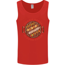 Veggie Kebab Vegetarian Vegan BBQ Mens Vest Tank Top Red