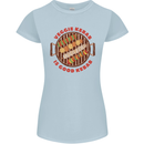 Veggie Kebab Vegetarian Vegan BBQ Womens Petite Cut T-Shirt Light Blue