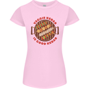 Veggie Kebab Vegetarian Vegan BBQ Womens Petite Cut T-Shirt Light Pink