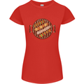 Veggie Kebab Vegetarian Vegan BBQ Womens Petite Cut T-Shirt Red