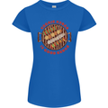 Veggie Kebab Vegetarian Vegan BBQ Womens Petite Cut T-Shirt Royal Blue