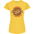 Veggie Kebab Vegetarian Vegan BBQ Womens Petite Cut T-Shirt Yellow