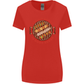 Veggie Kebab Vegetarian Vegan BBQ Womens Wider Cut T-Shirt Red
