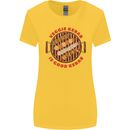Veggie Kebab Vegetarian Vegan BBQ Womens Wider Cut T-Shirt Yellow
