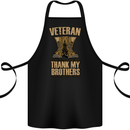Veteran Boots British Army Marines Paras Cotton Apron 100% Organic Black