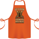 Veteran Boots British Army Marines Paras Cotton Apron 100% Organic Orange