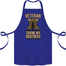 Veteran Boots British Army Marines Paras Cotton Apron 100% Organic Royal Blue