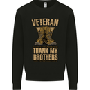 Veteran Boots British Army Marines Paras Kids Sweatshirt Jumper Black