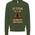 Veteran Boots British Army Marines Paras Kids Sweatshirt Jumper Forest Green