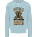 Veteran Boots British Army Marines Paras Kids Sweatshirt Jumper Light Blue