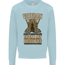 Veteran Boots British Army Marines Paras Kids Sweatshirt Jumper Light Blue