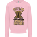 Veteran Boots British Army Marines Paras Kids Sweatshirt Jumper Light Pink