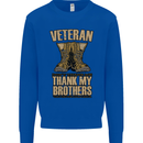 Veteran Boots British Army Marines Paras Kids Sweatshirt Jumper Royal Blue