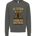 Veteran Boots British Army Marines Paras Kids Sweatshirt Jumper Storm Grey
