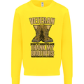 Veteran Boots British Army Marines Paras Kids Sweatshirt Jumper Yellow