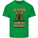 Veteran Boots British Army Marines Paras Kids T-Shirt Childrens Irish Green