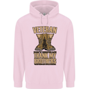 Veteran Boots British Army Marines Paras Mens 80% Cotton Hoodie Light Pink