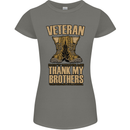 Veteran Boots British Army Marines Paras Womens Petite Cut T-Shirt Charcoal