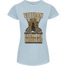 Veteran Boots British Army Marines Paras Womens Petite Cut T-Shirt Light Blue