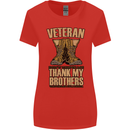 Veteran Boots British Army Marines Paras Womens Wider Cut T-Shirt Red