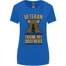 Veteran Boots British Army Marines Paras Womens Wider Cut T-Shirt Royal Blue