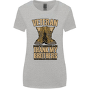 Veteran Boots British Army Marines Paras Womens Wider Cut T-Shirt Sports Grey