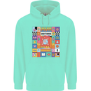 Vibrant Sagittarius Star Sign Zodiac Childrens Kids Hoodie Peppermint