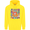 Vibrant Sagittarius Star Sign Zodiac Childrens Kids Hoodie Yellow