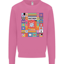 Vibrant Sagittarius Star Sign Zodiac Mens Sweatshirt Jumper Azalea