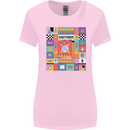 Vibrant Sagittarius Star Sign Zodiac Womens Wider Cut T-Shirt Light Pink