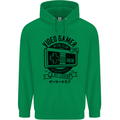 Video Gamer Retro Club Gaming Childrens Kids Hoodie Irish Green