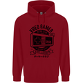 Video Gamer Retro Club Gaming Childrens Kids Hoodie Red