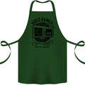 Video Gamer Retro Club Gaming Cotton Apron 100% Organic Forest Green