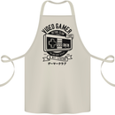 Video Gamer Retro Club Gaming Cotton Apron 100% Organic Natural