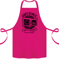 Video Gamer Retro Club Gaming Cotton Apron 100% Organic Pink