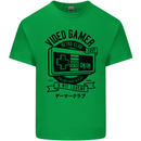 Video Gamer Retro Club Gaming Kids T-Shirt Childrens Irish Green