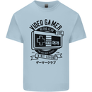 Video Gamer Retro Club Gaming Kids T-Shirt Childrens Light Blue