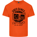 Video Gamer Retro Club Gaming Kids T-Shirt Childrens Orange