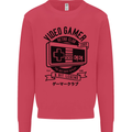 Video Gamer Retro Club Gaming Mens Sweatshirt Jumper Heliconia